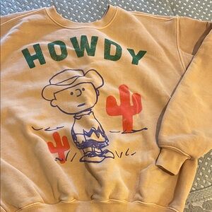 Howdy Graphic Sweatshirt - Tan